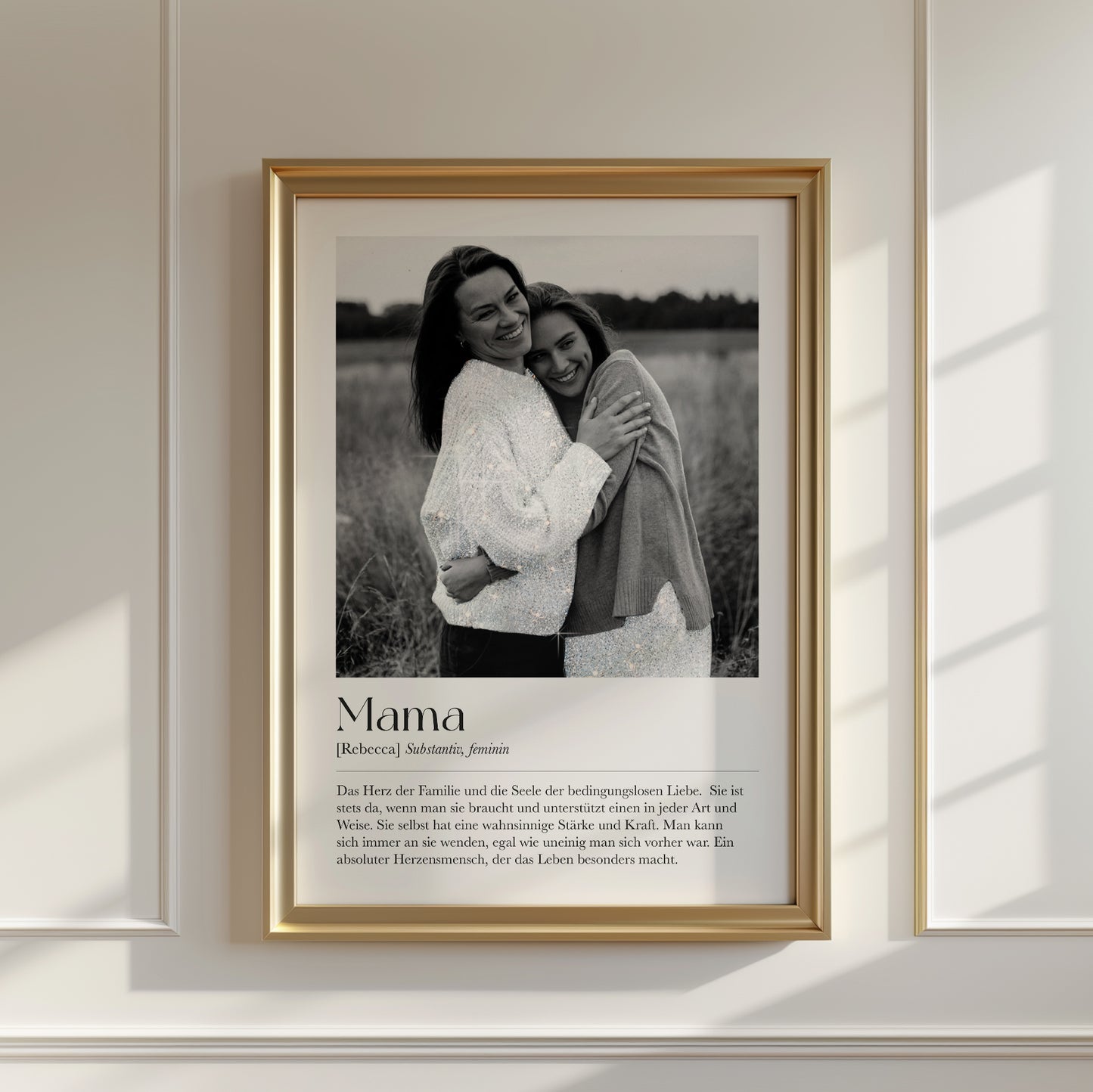 "Mama" Definition Glitzerprint