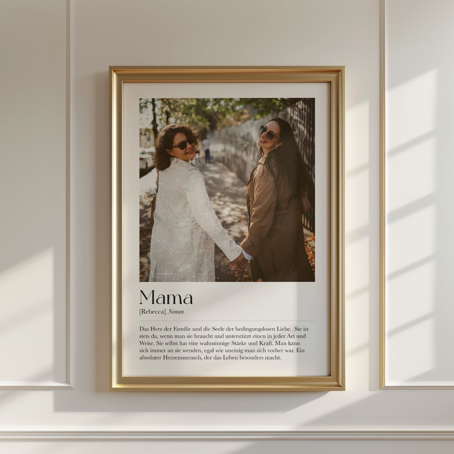 "Mama" Definition Glitzerprint