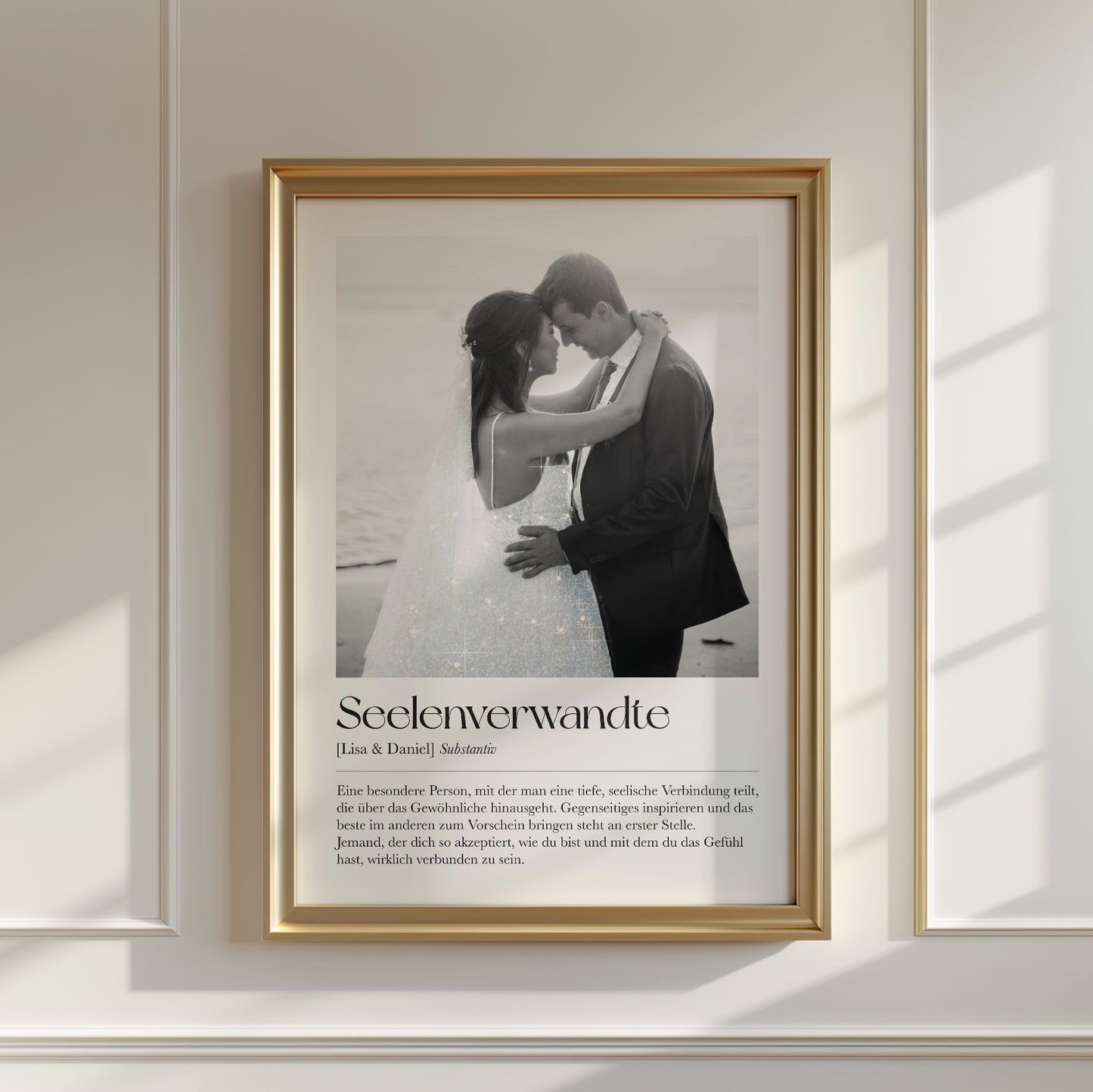 "Seelenverwandte" Definition Glitzerprint